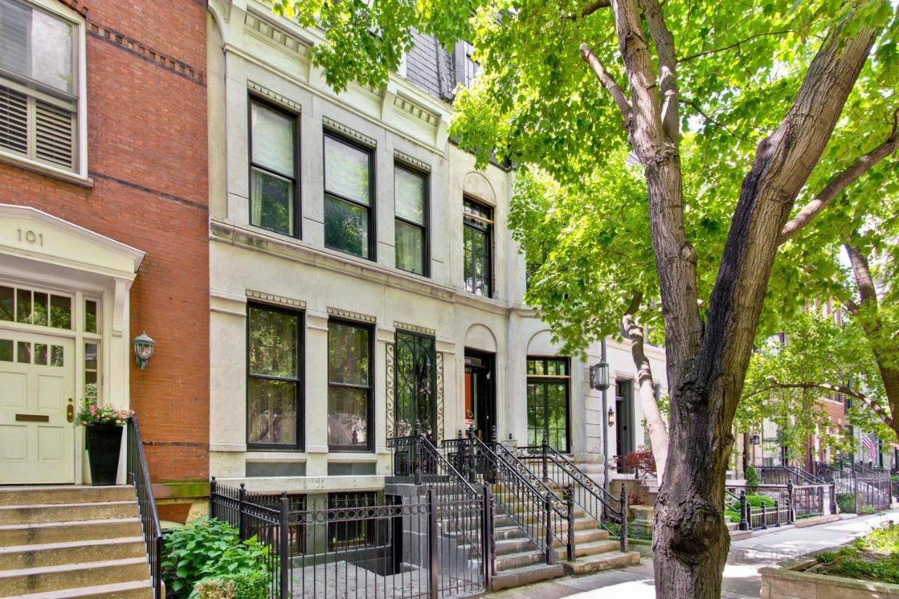 Historic Luxury Townhouse In Downtown Chicago Villa Exteriör bild